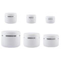 White PP 20g 30g 50g 100g 150g 200g 250g hair pomade plastic cosmetic empty PP cream jar with lid